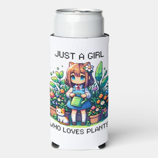Gewoon een meisje dat houdt van Planten gepersonal (Seltzer Voorkant)