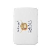 Gewoon een meisje dat houdt van Schotse Highland K Badmat (Voorkant Verticaal)