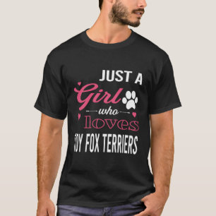 Gewoon een meisje dat houdt van Speelgoed Fox Terr T-shirt