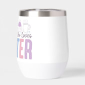 Gewoon een meisje dat houdt van winter Schattigee (Achterkant)