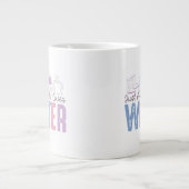 Gewoon een meisje dat houdt van winter Schattigee  Extra Grote Beker (Voorkant)