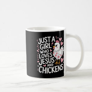 Gewoon Een Meisje Dat Jezus En Kippen Liefheeft Ch Koffiemok