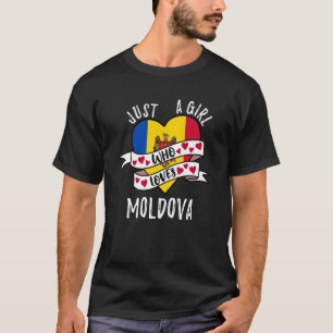 Gewoon Een Meisje Dat Lief Is Voor Moldova T-shirt