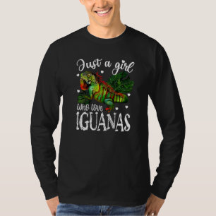 Gewoon een meisje dat reptielen en leguanen reptie t-shirt