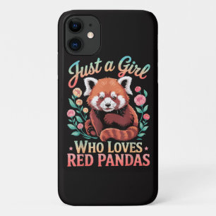 Gewoon Een Meisje Dat Rode Panda's Liefheeft iPhone 11 Hoesje