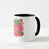 "Gewoon een meisje dat van aardbeien houdt" Mok (Voorkant rechts)