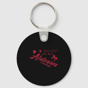 Gewoon een meisje dat van Alabama houdt, vrouwen e Sleutelhanger