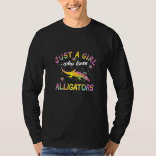 Gewoon Een Meisje Dat Van Alligators Krokodillen H T-shirt
