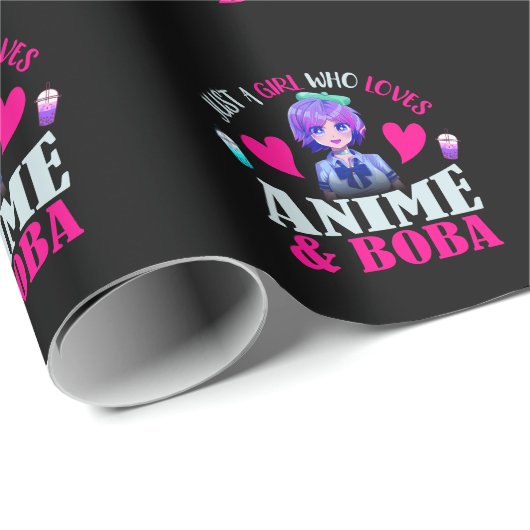 Gewoon een meisje dat van Anime houdt en Boba Cadeaupapier (Rol Hoek)