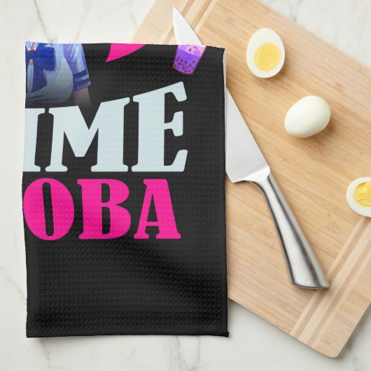 Gewoon een meisje dat van Anime houdt en Boba Theedoek (Quarter Fold)