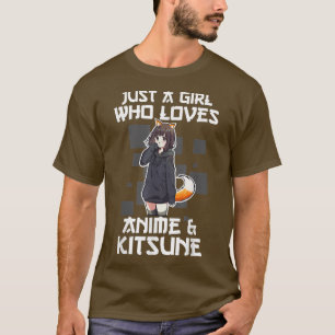 Gewoon een meisje dat van Anime houdt en Foes T-shirt