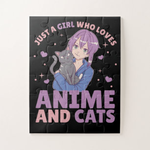 Gewoon een meisje dat van Anime houdt en van Katte Legpuzzel