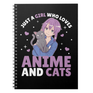 Gewoon een meisje dat van Anime houdt en van Katte Notitieboek