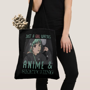 Gewoon een meisje dat van Anime houdt en van Schet Draagtas