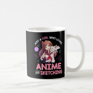 Gewoon een meisje dat van Anime houdt en van Schet Koffiemok