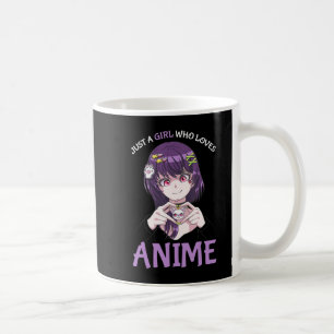 Gewoon een meisje dat van Anime Teenage Girls Merc Koffiemok