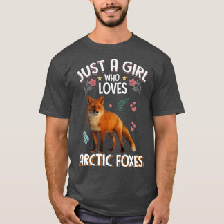 Gewoon een meisje dat van Arctic Foes Gift Premium T-shirt