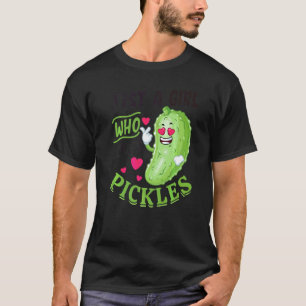 Gewoon Een Meisje Dat Van Augurken Houdt Augurk V T-shirt