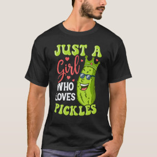 Gewoon Een Meisje Dat Van Augurken Houdt - Komkomm T-shirt
