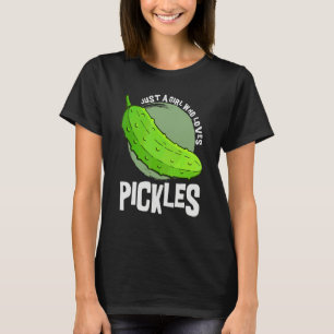 Gewoon Een Meisje Dat Van Augurken Houdt T-shirt