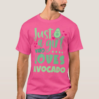 Gewoon een meisje dat van Avocado houdt. Funny Avo T-shirt