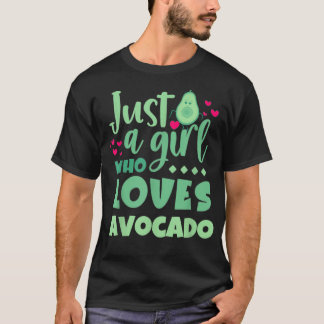 Gewoon een meisje dat van Avocado houdt. Funny Avo T-shirt