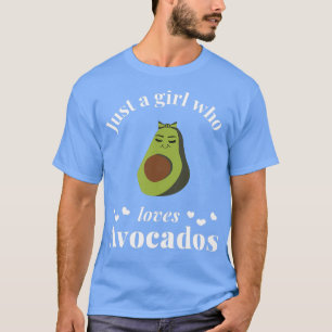 Gewoon een meisje dat van avocados Avocados Cute A T-shirt