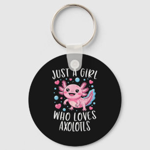 Gewoon Een Meisje Dat Van Axolotls Axolotl Kawaii Sleutelhanger