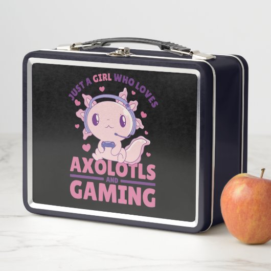 Gewoon een meisje dat van Axolotls houdt en games  (In situ)