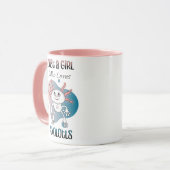 Gewoon een meisje dat van Axolotls houdt Mok (Voorkant links)