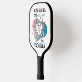 Gewoon een meisje dat van Axolotls houdt Pickleball Paddle (Links)
