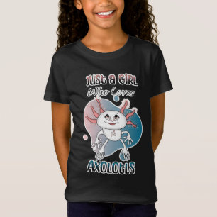 Gewoon een meisje dat van Axolotls houdt T-shirt
