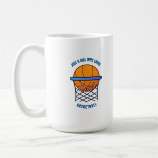 gewoon een meisje dat van basketbal houdt koffiemok