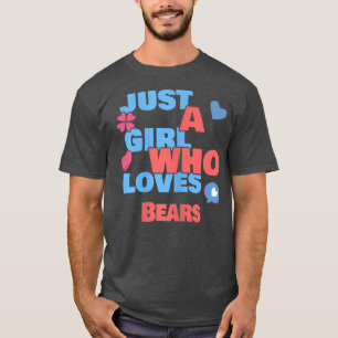 Gewoon een meisje dat van Beren houdt 1142 T-shirt
