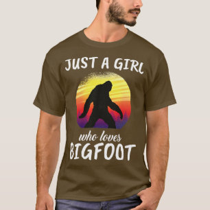 Gewoon Een Meisje Dat Van Bigfoot Houdt T-shirt