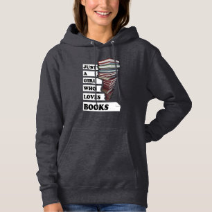 Gewoon een meisje dat van boek houdt Citaat voor Hoodie