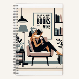 Gewoon een meisje dat van boeken en wijn houdt
