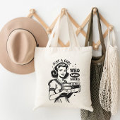 Gewoon een meisje dat van boeken houdt Retro Bookl Tote Bag
