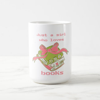 Gewoon Een Meisje Dat Van Boeken Houdt | Schattig Koffiemok