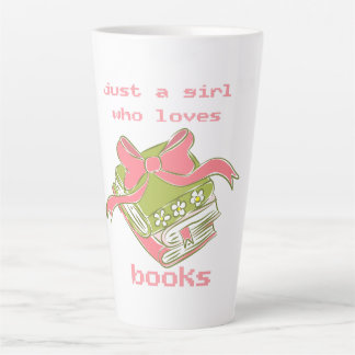 Gewoon Een Meisje Dat Van Boeken Houdt | Schattig Latte Mok