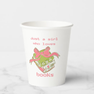 Gewoon Een Meisje Dat Van Boeken Houdt | Schattig Papieren Bekers