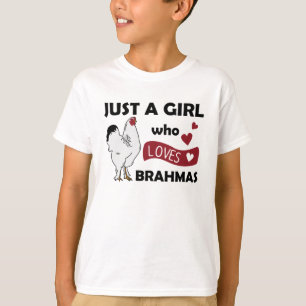 Gewoon een meisje dat van brahmas houdt... t-shirt