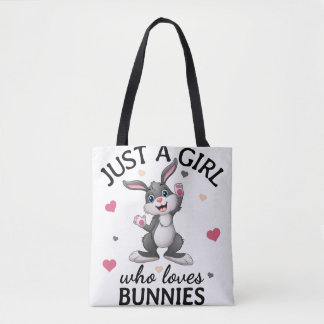 Gewoon een meisje dat van bunnies houdt Gift Draagtas