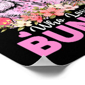 Gewoon een meisje dat van Bunnies houdt, paasdag c Poster (Hoek)