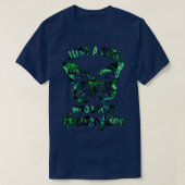 Gewoon een meisje dat van Butterflies houdt1 T-shirt (Design voorkant)