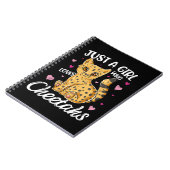Gewoon een meisje dat van Cheetahs houdt | Heart C Notitieboek (Linkerzijde)