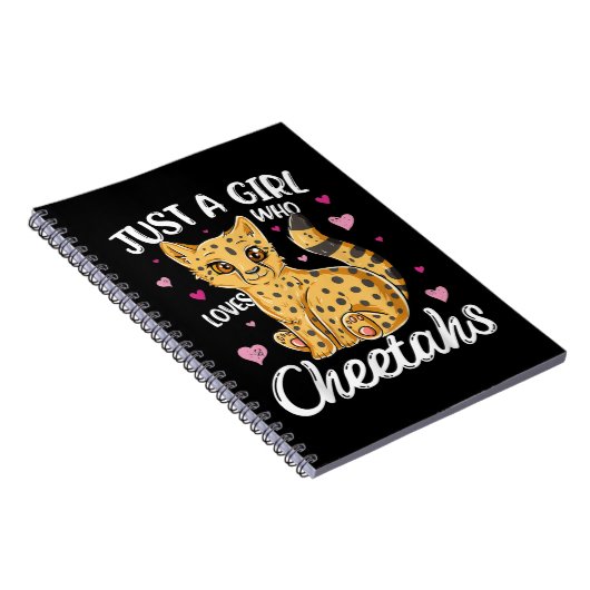 gewoon een meisje dat van cheeths houdt | cadeau v notitieboek (Rechterzijde)