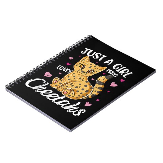 gewoon een meisje dat van cheeths houdt | cadeau v notitieboek (Linkerzijde)