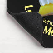 Gewoon een meisje dat van citroenappeltaart houdt muismat (Hoek)