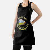 Gewoon een meisje dat van citroenappeltaart houdt schort (Insitu)